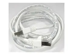 Kerlink - Nettverkskabel - RJ-45 (hann) til RJ-45 (hann) 2.8 m - 6 mm - F/FTP - CAT 6a - formstøpt, uten hindringer - hvit