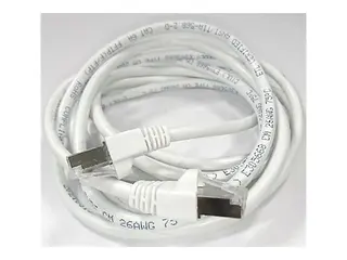 Kerlink - Nettverkskabel - RJ-45 (hann) til RJ-45 (hann) 2.8 m - 6 mm - F/FTP - CAT 6a - formstøpt, uten hindringer - hvit