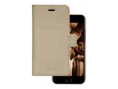 dbramante1928 New York - Lommebok for mobiltelefon Saffiano-lær - Sahara-sand - for Apple iPhone 7, 8, SE (2nd generation)