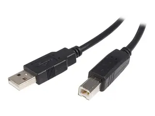 StarTech 1m USB 2.0 A to B Cable M/M - USB-kabel USB (hann) til USB-type B (hann) - USB 2.0 - 1 m - svart