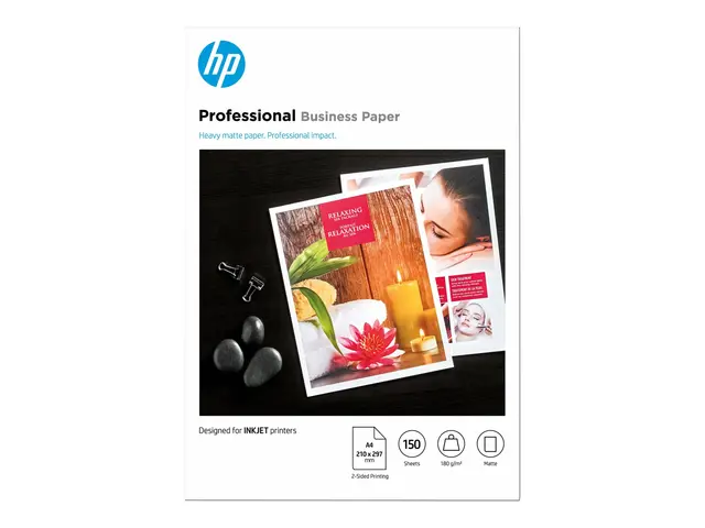 HP Professional - Matt A4 (210 x 297 mm) 180 g/m² 150 ark fotopapi...