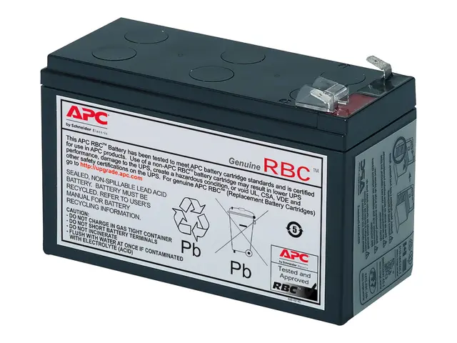 APC Replacement Battery Cartridge #17 - UPS-batteri 1 x batteri bl...