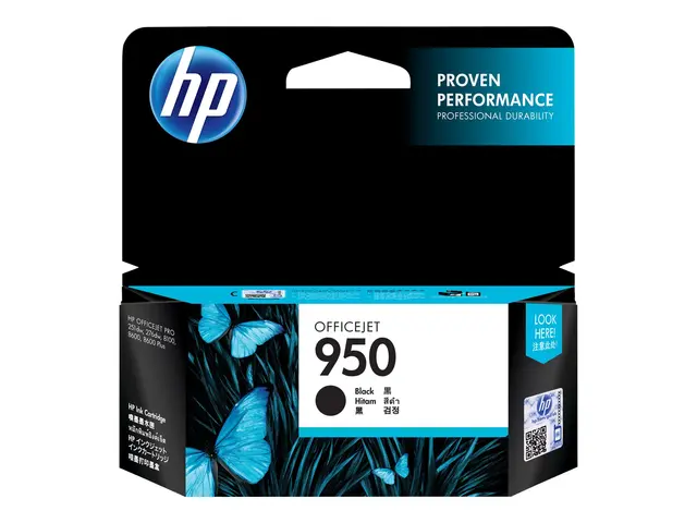 HP 950 - Svart original blekkpatron for Officejet Pro 251dw, 276dw...