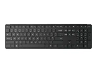 Lenovo Pro 6000 - Tastatur - multimodus trådløs - 2.4 GHz, Bluetooth 5.3 - QWERTY - Nordisk - eklipsesvart - brun boks
