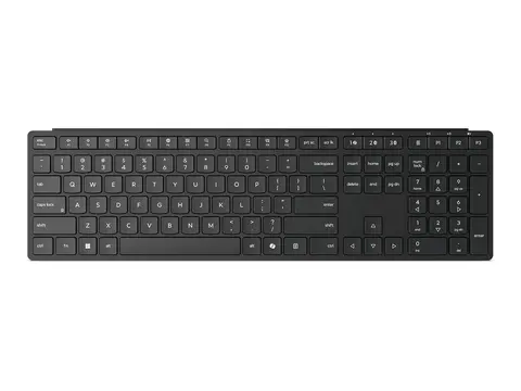 Lenovo Pro 6000 - Tastatur - multimodus - trådløs 2.4 GHz, Bluetooth 5.3 - QWERTY - Nordisk - eklipsesvart - brun boks