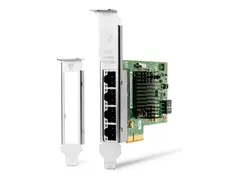 Intel I350-T4 - Nettverksadapter PCIe 2.1 x4 lav profil - Gigabit Ethernet x 4 - for Workstation Z2 G4, Z2 G5, Z2 G8, Z2 G9, Z4 G4, Z6 G4, Z8 G4