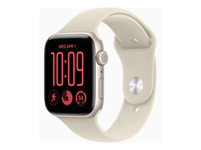 Apple Watch SE 3 (GPS + Cellular) - 44 mm - stjernelysaluminium - ...