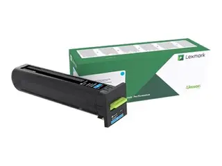 Lexmark - Ekstra høy ytelse - cyan - original tonerpatron LCCP, LRP - for Lexmark CX825de, CX825dte, CX825dtfe, CX860de, CX860dte, CX860dtfe