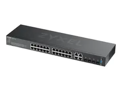 Zyxel GS2220-28 - Switch - Styrt - 24 x 10/100/1000 + 4 x kombo-Gigabit SFP rackmonterbar