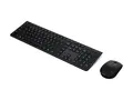 Lenovo Professional - Tastatur- og mussett full size - tr&#229;dl&#248;s - 2.4 GHz, Bluetooth - QWERTY - Nordisk - gr&#229; - brun boks