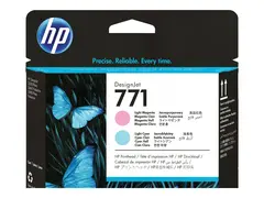HP 771 - Lys magenta, lys cyan skriverhode - for DesignJet Z6200, Z6600, Z6610, Z6800, Z6810