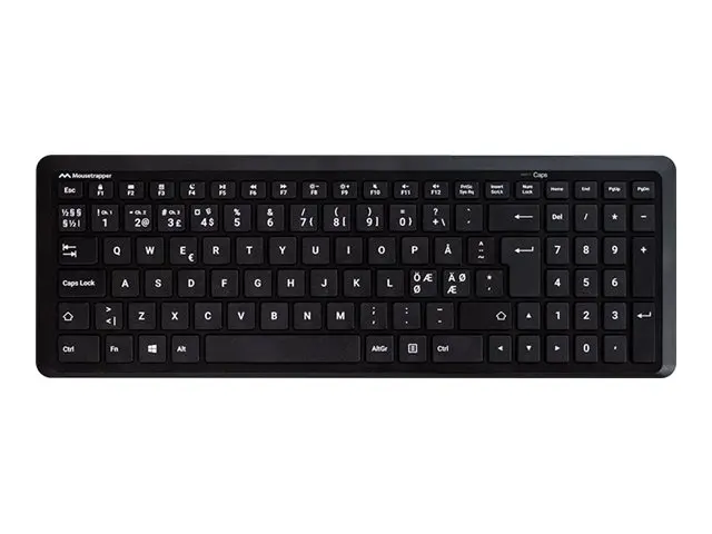 Mousetrapper Type Midi - Tastatur compact trådløs Bluetooth, USB-C...