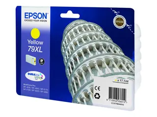 Epson 79XL - 17.1 ml - XL - gul - original blekkpatron - for WorkForce Pro WF-4630DWF, WF-4640DTWF, WF-5110DW, WF-5190DW, WF-5620DWF, WF-5690DWF