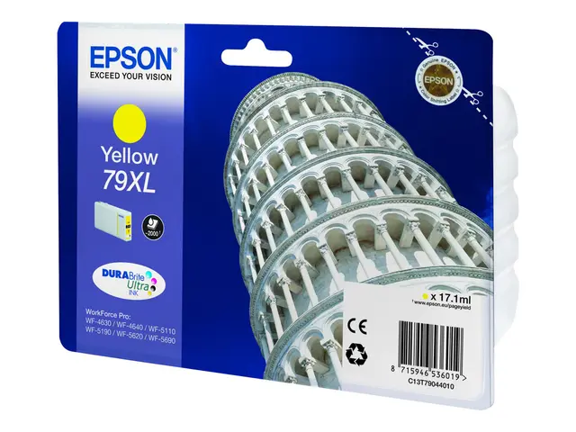 Epson 79XL - 17.1 ml - XL - gul - original - blekkpatron - for Wor...