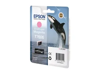 Epson T7606 - 25.9 ml - livlig lys magenta original - blister - blekkpatron - for SureColor SC-P600