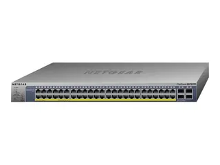 NETGEAR Smart GS752TP - Switch L3 Lite - smart - 8 x 10/100/1000 (PoE+) + 40 x 10/100/1000 (PoE) + 4 x SFP - stasjonær, rackmonterbar - PoE+ (384 W)