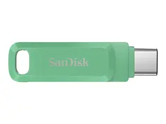 SanDisk Ultra Dual Drive Go - USB-flashstasjon 64 GB - USB 3.2 Gen 1 / USB-C - absintgr&#248;nn