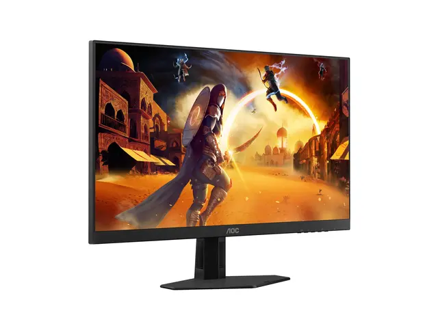 AOC Gaming 24G4HRE - LED-skjerm - gaming 24" (23.8" synlig) - 1920 x 1080 Full HD (1080p) @ 200 Hz - Fast IPS - 300 cd/m² - HDR10 - 0.5 ms - 2xHDMI, DisplayPort - høyttalere 