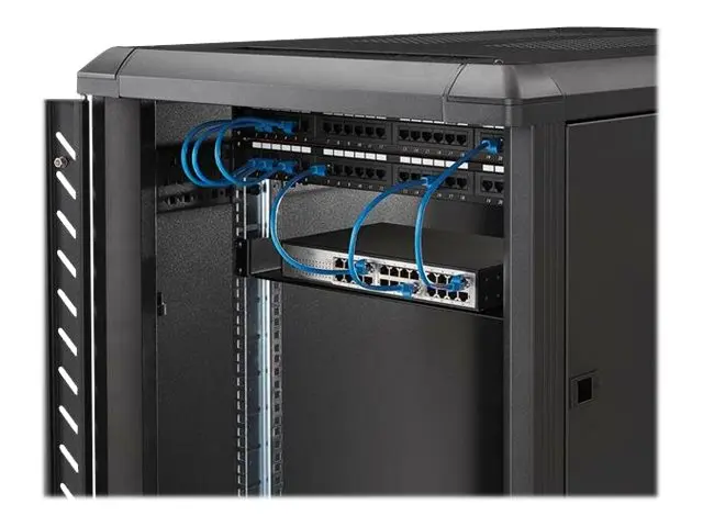 StarTech.com 1U Server Rack Cabinet Shelf, 7in Deep Fixed Cantilev...