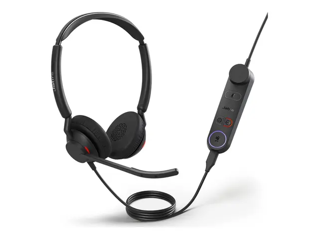 Jabra Engage 50 II MS Stereo - Hodesett on-ear kablet USB-C, USB-A...