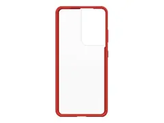 OtterBox React Series - ProPack Packaging baksidedeksel for mobiltelefon - kraftr&#248;d - for Samsung Galaxy S21 Ultra 5G