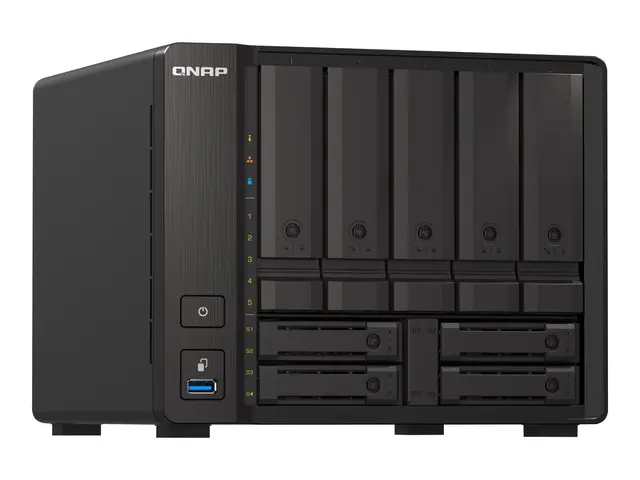 QNAP TS-H973AX-8G - NAS-server 9 brønner SATA 6Gb/s RAID 0, 1, 5, ...