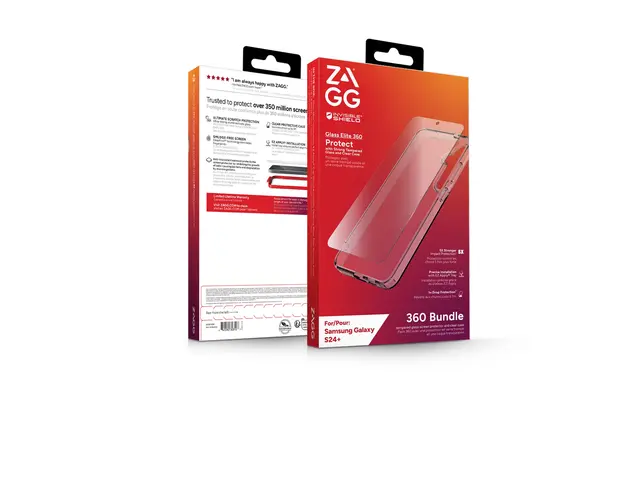 Zagg InvisibleShield Glass Elite 360 - Baksidedeksel for mobiltele...