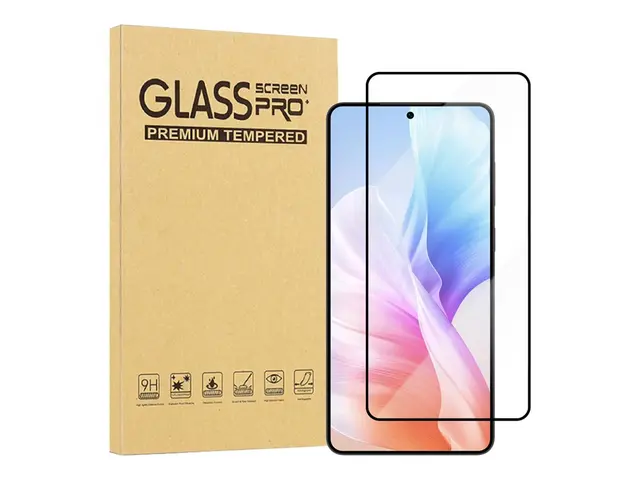 iiglo screenPro+ - Skjermbeskyttelse for mobiltelefon glass rammef...