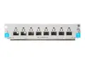 HPE - Utvidelsesmodul - Gigabit Ethernet / 10 Gigabit SFP+ x 8 for HPE Aruba 5406R 16-port SFP+, 5406R 8-port 1/2.5/5/10GBASE-T PoE+ / 8-port SFP+