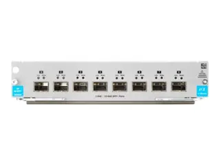 HPE - Utvidelsesmodul - Gigabit Ethernet / 10 Gigabit SFP+ x 8 for HPE Aruba 5406R 16-port SFP+, 5406R 8-port 1/2.5/5/10GBASE-T PoE+ / 8-port SFP+