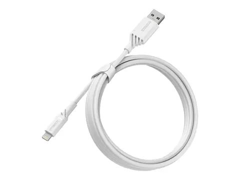 OtterBox Standard - Lightning-kabel - Lightning hann til USB hann 2 m - skydr&#248;mhvitt