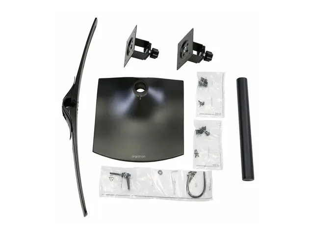 Ergotron DS100 - Stativ horisontal for 2 LCD-skjermer aluminium, s...
