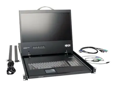 Eaton Tripp Lite Series Rack Console KVM Cable Kit w/ 19" LCD PS/2...