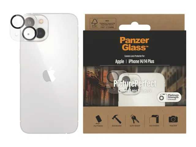 PanzerGlass PicturePerfect - Linsebeskytter for mobiltelefon ramme...
