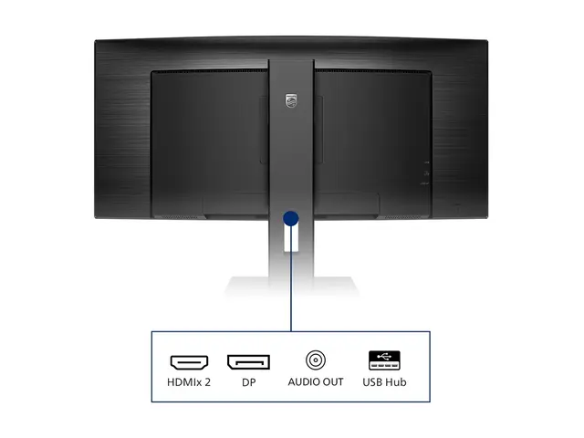 Philips 345B1C - LED-skjerm kurvet 34" 3440 x 1440 WQHD @ 100 Hz V...