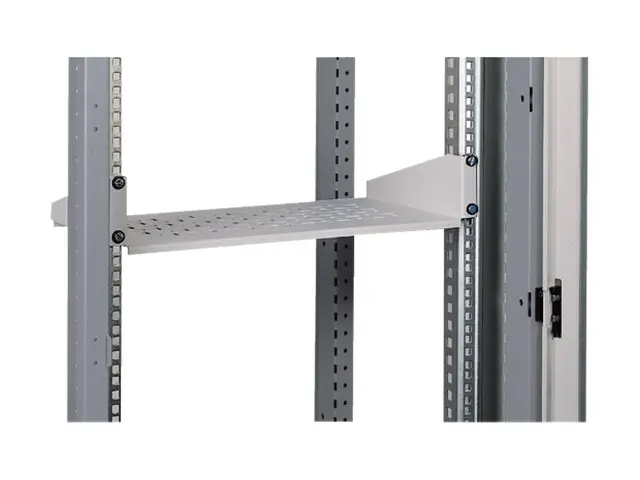 Schneider Spacial CRN NSYBF1U25P - Rack-hylle RAL 7035, grå 1U 19"