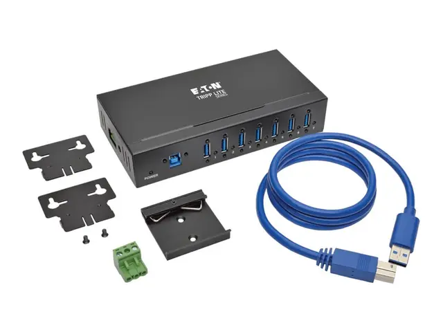 Eaton Tripp Lite series 7-Port USB 3.0 Hub SuperSpeed with Dedicat...