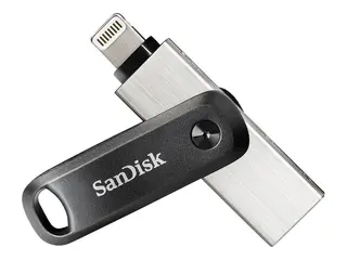 SanDisk iXpand Go - USB-flashstasjon - 128 GB USB 3.0 / Lightning
