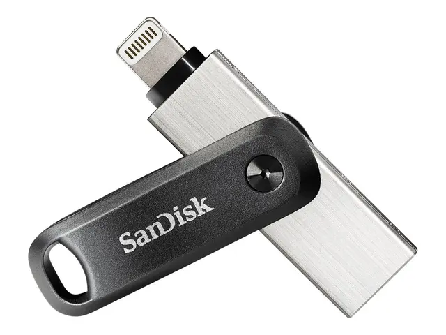 SanDisk iXpand Go - USB-flashstasjon - 128 GB - USB 3.0 / Lightning