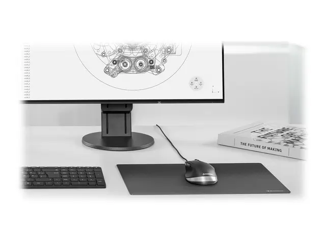 3Dconnexion CadMouse Compact - Mus - ergonomisk - høyrehendt - opt...
