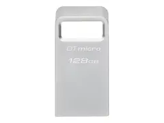 Kingston DataTraveler Micro - USB-flashstasjon 128 GB - USB 3.2 Gen 1