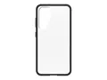 OtterBox React Series - Baksidedeksel for mobiltelefon plastikk - svart krystall - for Samsung Galaxy S25