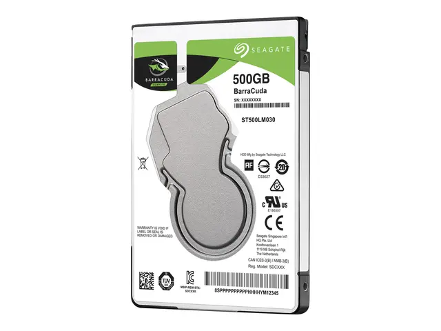 Seagate Guardian BarraCuda ST500LM030 - Harddisk - 500 GB - intern...