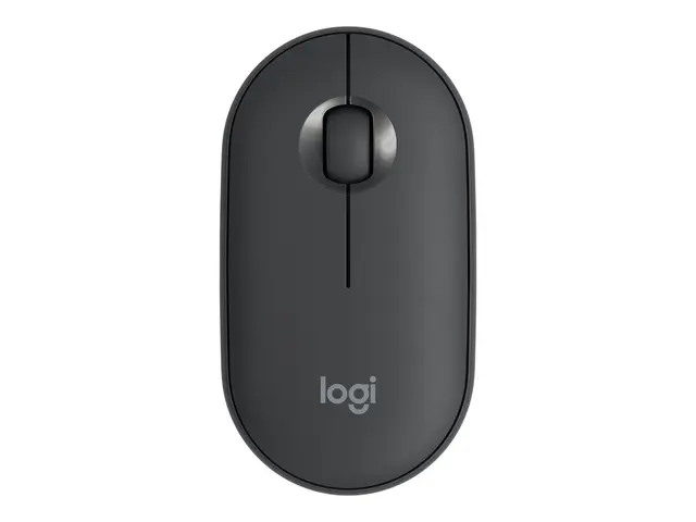 Logitech Pebble M350 - Mus optisk 3 knapper trådløs 2.4 GHz, Bluet...