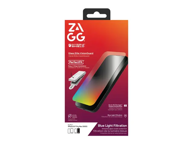 ZAGG InvisibleShield Glass Elite VisionGuard - Skjermbeskyttelse f...