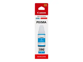 Canon GI 590 C - 70 ml - cyan - original blekkrefill - for PIXMA G1500, G1501, G1510, G2500, G2501, G2510, G3500, G3501, G3510, G4410, G4500, G4511