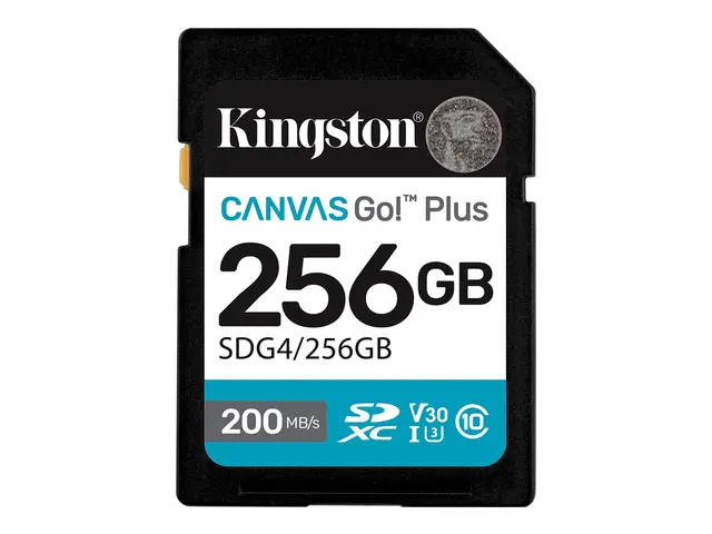 Kingston Canvas Go! Plus - Flashminnekort 256 GB Video Class V30 /...