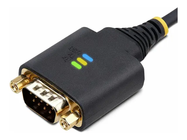 StarTech.com 2ft (60cm) 2-Port USB to Serial Adapter Cable, Interc...