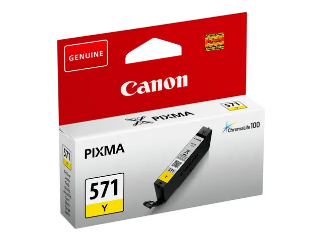 Canon CLI-571Y - 7 ml - gul - original - blekkbeholder - for PIXMA...