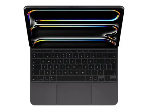 Apple Magic Keyboard - Tastatur og folioveske med styrepute - bakbelysning - Apple Smart connector - QWERTY - Norsk - svart - for 13-inch iPad Pro (M4)